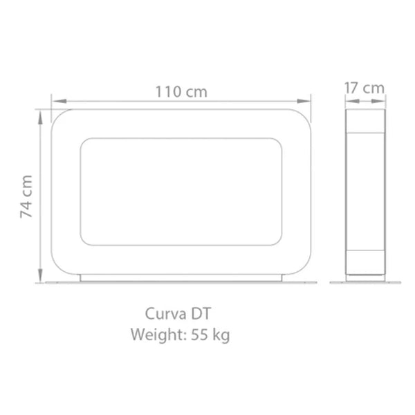 Safretti Curva DT - valkoinen