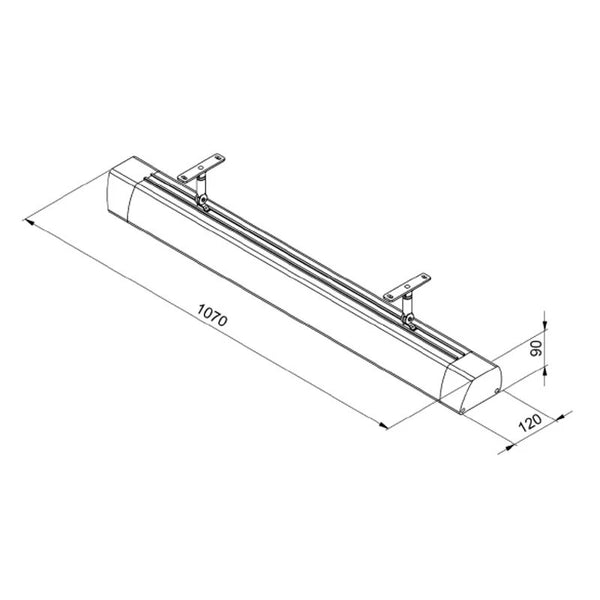 Heatstrip Intense 2200 watt -ulkolämmitin