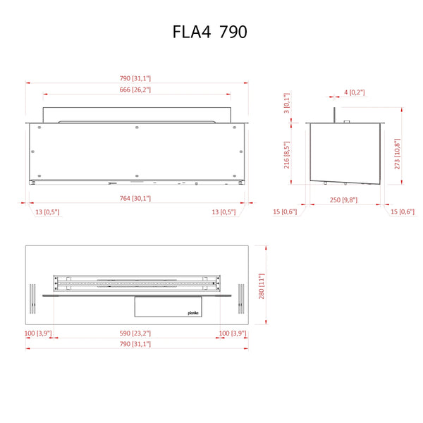 FLA4 790 - Automaattinen bioetanolipoltin