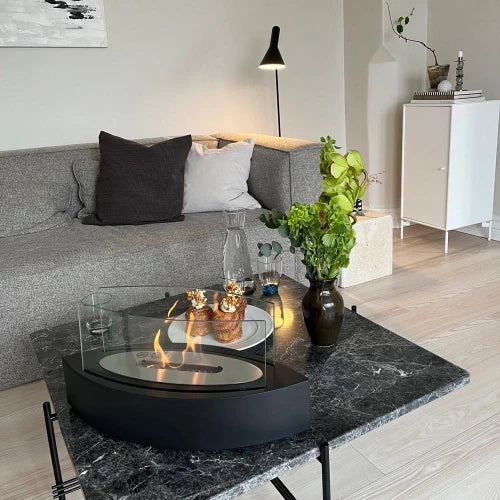 Soikea pöytätasolle sopiva bioetanolitakka