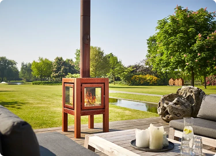 rb73 garden fireplace