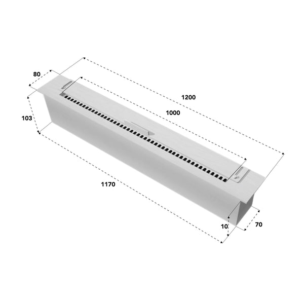Slimline-biopoltin – 120 cm