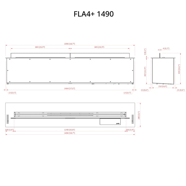 FLA4+ 1490 - Automaattinen bioetanolipoltin