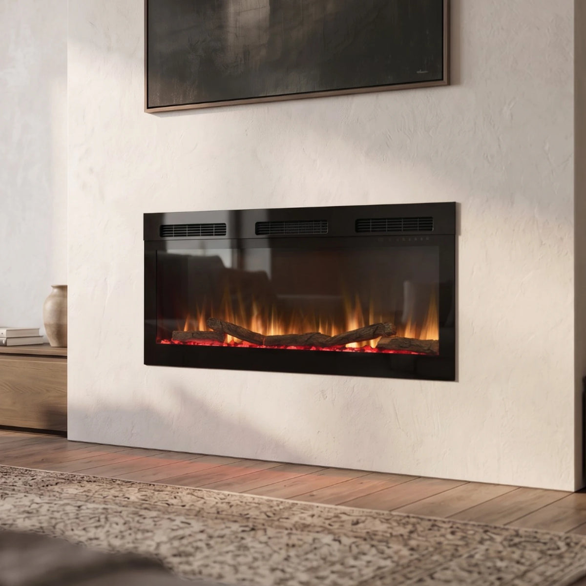 Sense 50 Electric Fireplace - Built-in or Wall-mounted