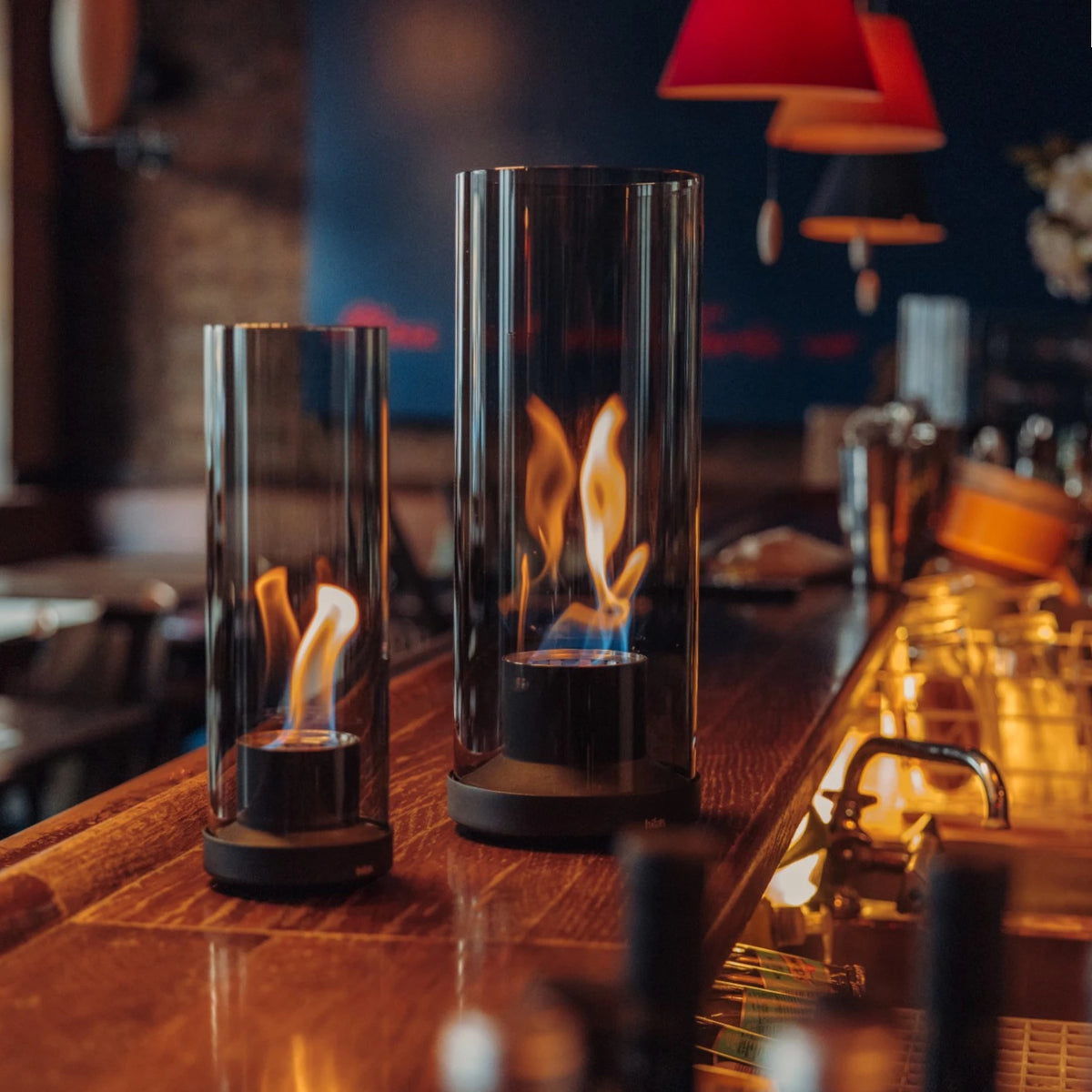 Dance 1200 Tabletop Fireplace - All Black