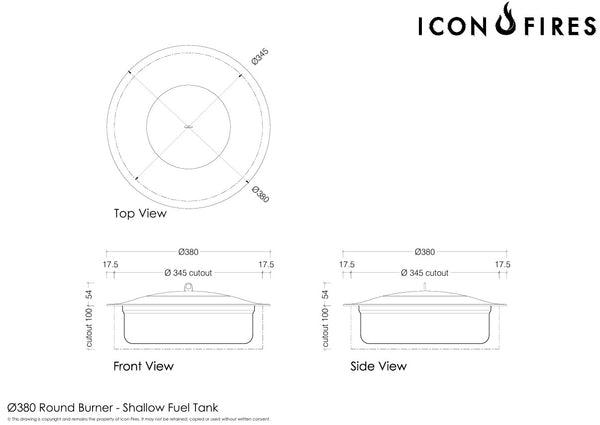 Icon Fires -bioetanolipoltin - 6 l