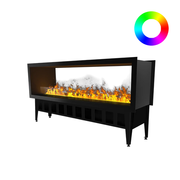 Incanto 1500 ST Multicolour See-Through Water Vapour Fireplace