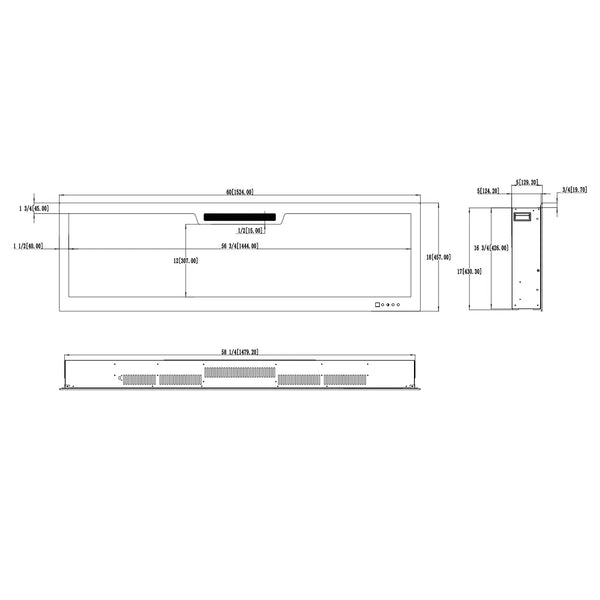Aflamo Elite 153 cm sähköinen takka