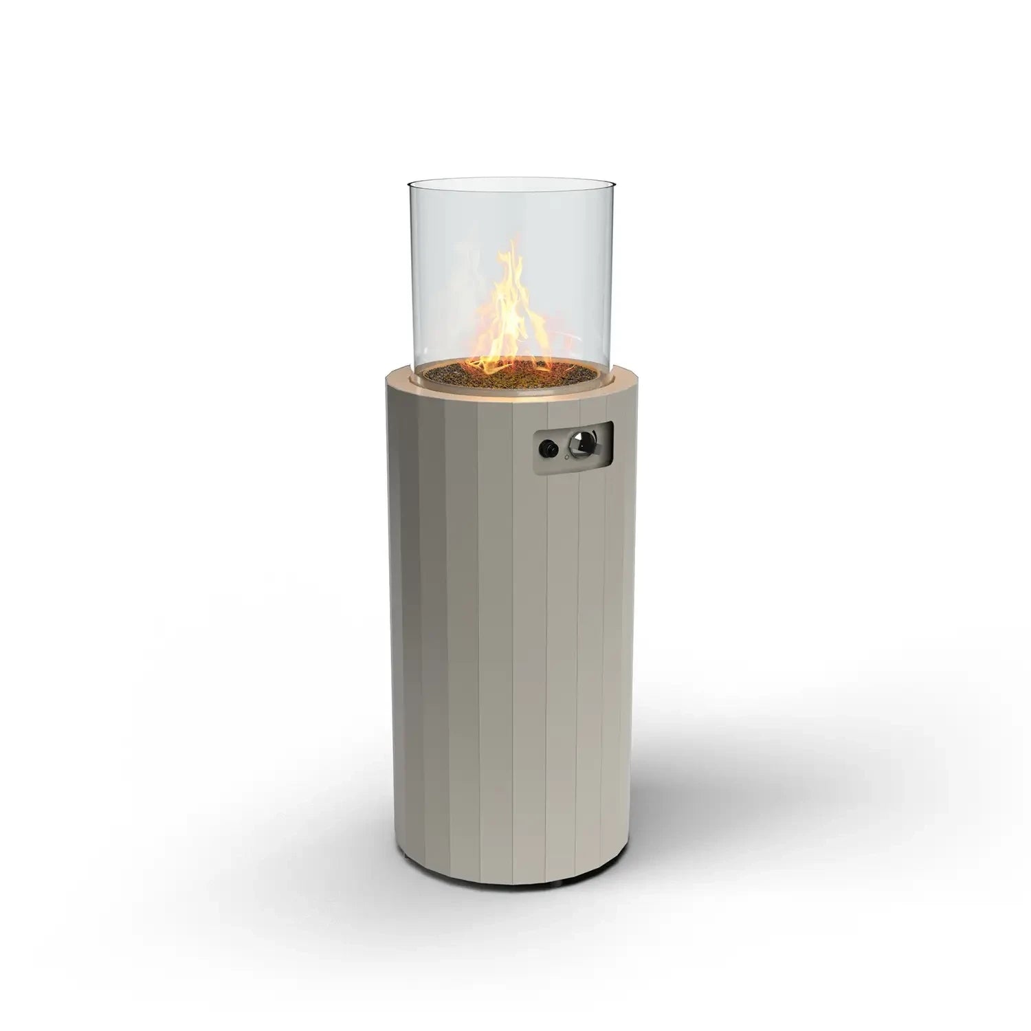 Bino Outdoor Gas Fireplace Gray