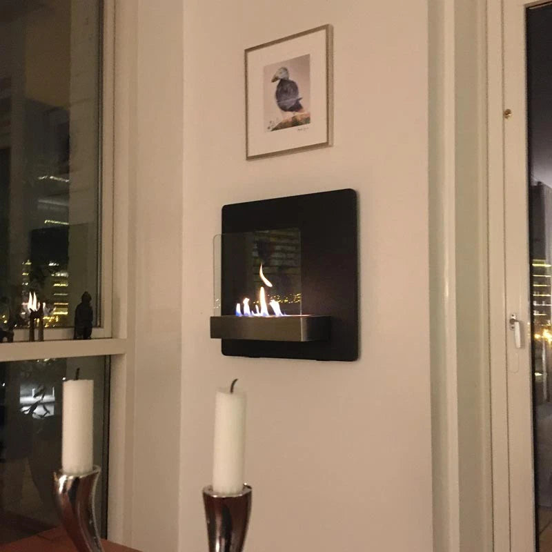 Tyylikäs biotakka seinään - musta