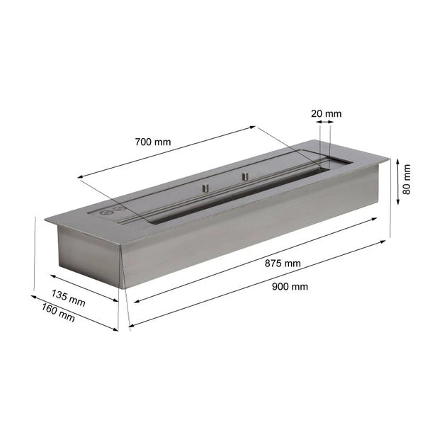 Superior-bioetanolipoltin - 4,5 l | 90 cm