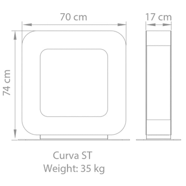Safretti Curva ST - musta