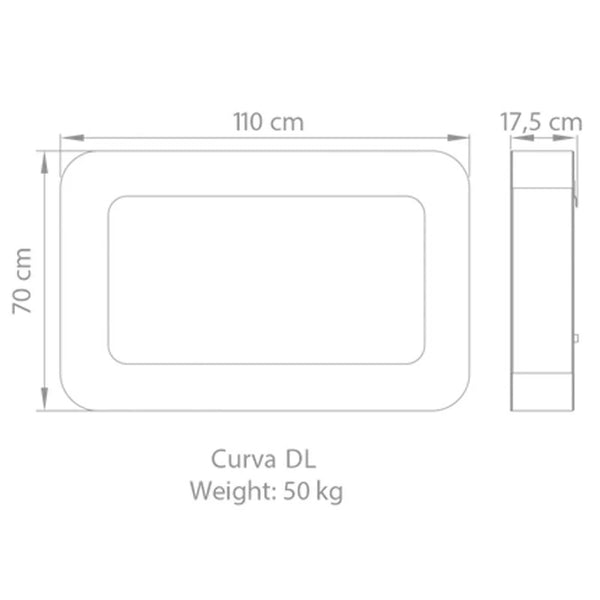 Safretti Curva DL - valkoinen