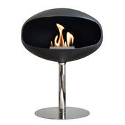 Cocoon Pedestal teräspohjalla - musta