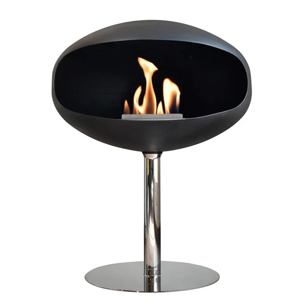 Cocoon Pedestal teräspohjalla - musta