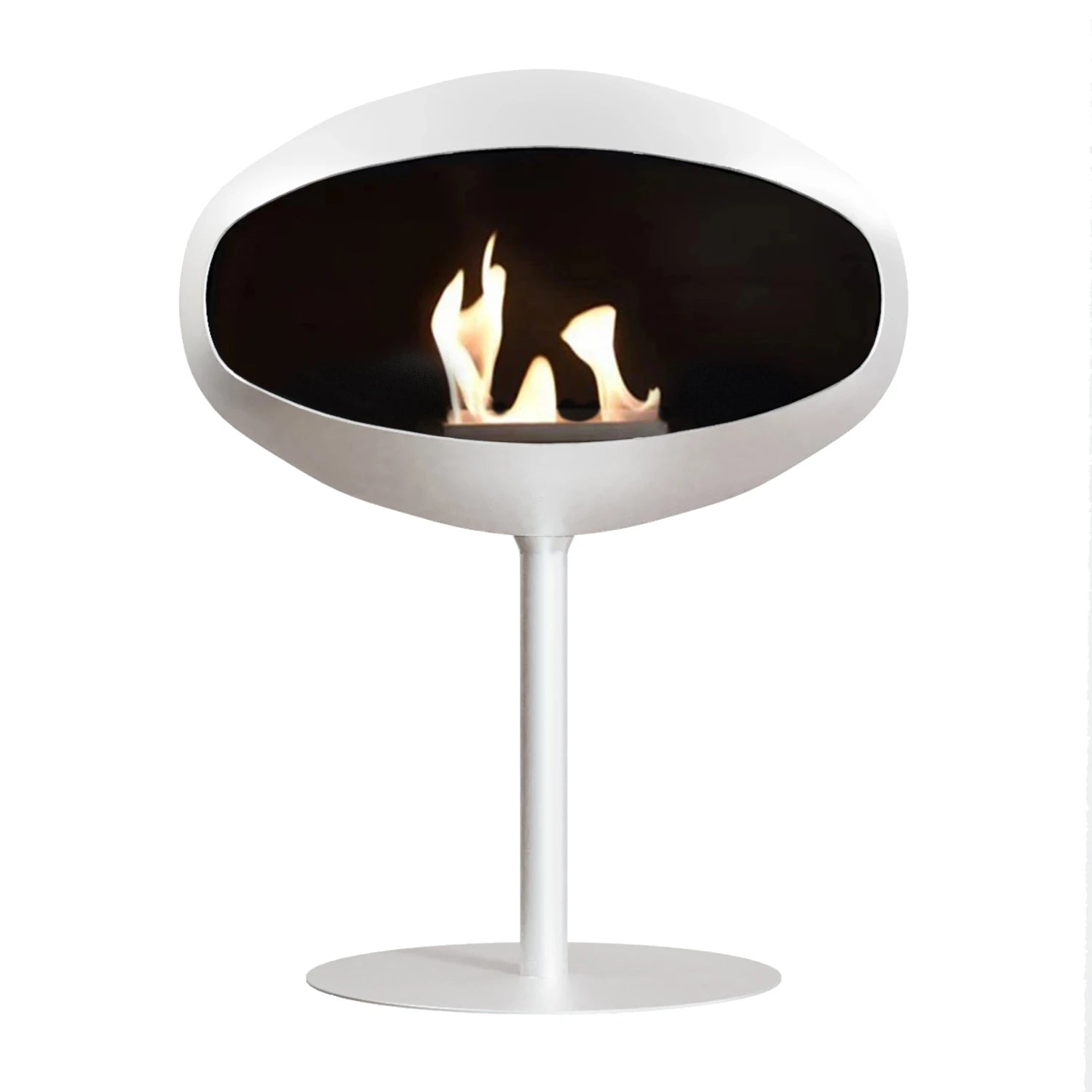 Cocoon Pedestal vapaasti seisova biotakka - valkoinen