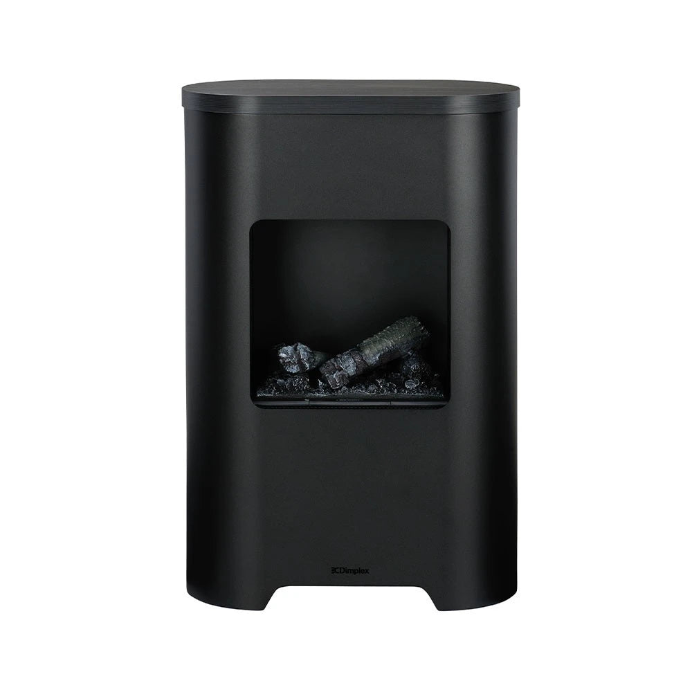 Torn 100 Water Vapour Fireplace - Black