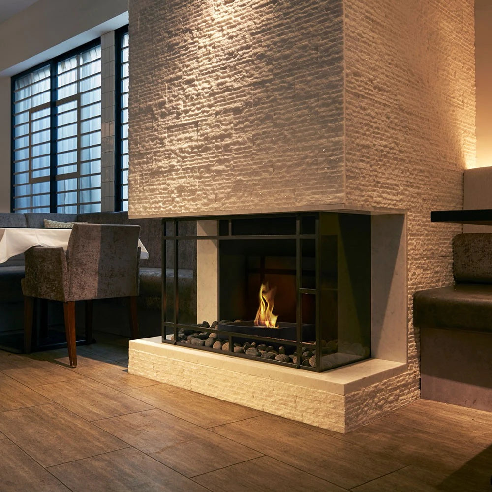 Grate 18 bioethanol fireplace insert with classic grate look