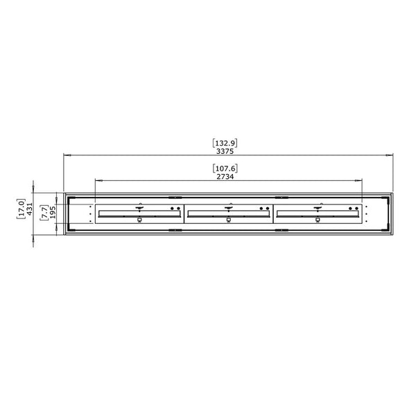 Linear 130 sisäänrakennettava biotakkasetti