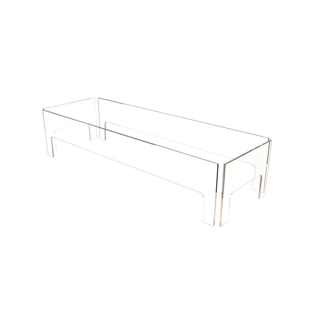 Linear 65 bioethanol built-in fireplace kit, wide rectangular design