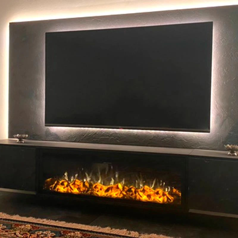 LED Sähköinen takkainsertti - 129 cm