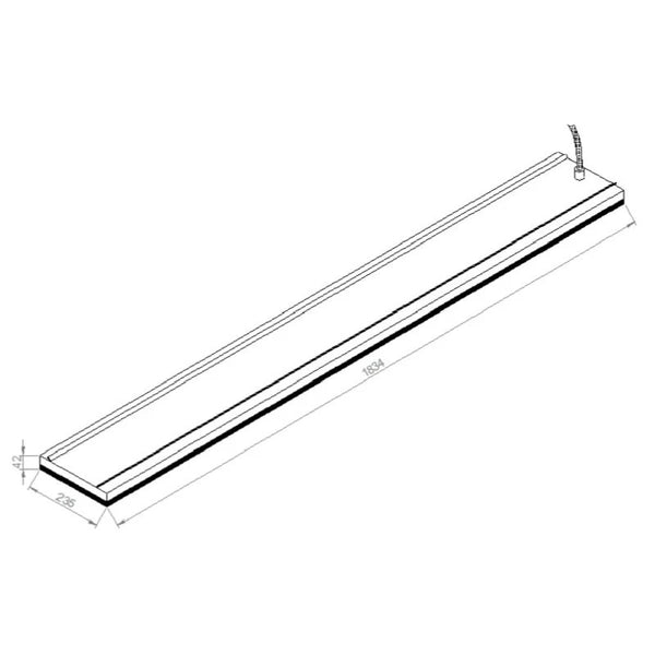 Heatstrip Indoor 2400 watt -ulkolämmitin