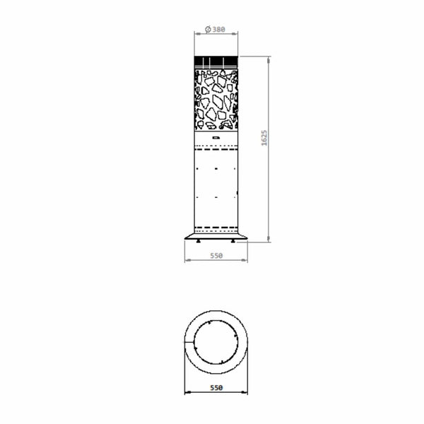 Selene Tile – Musta