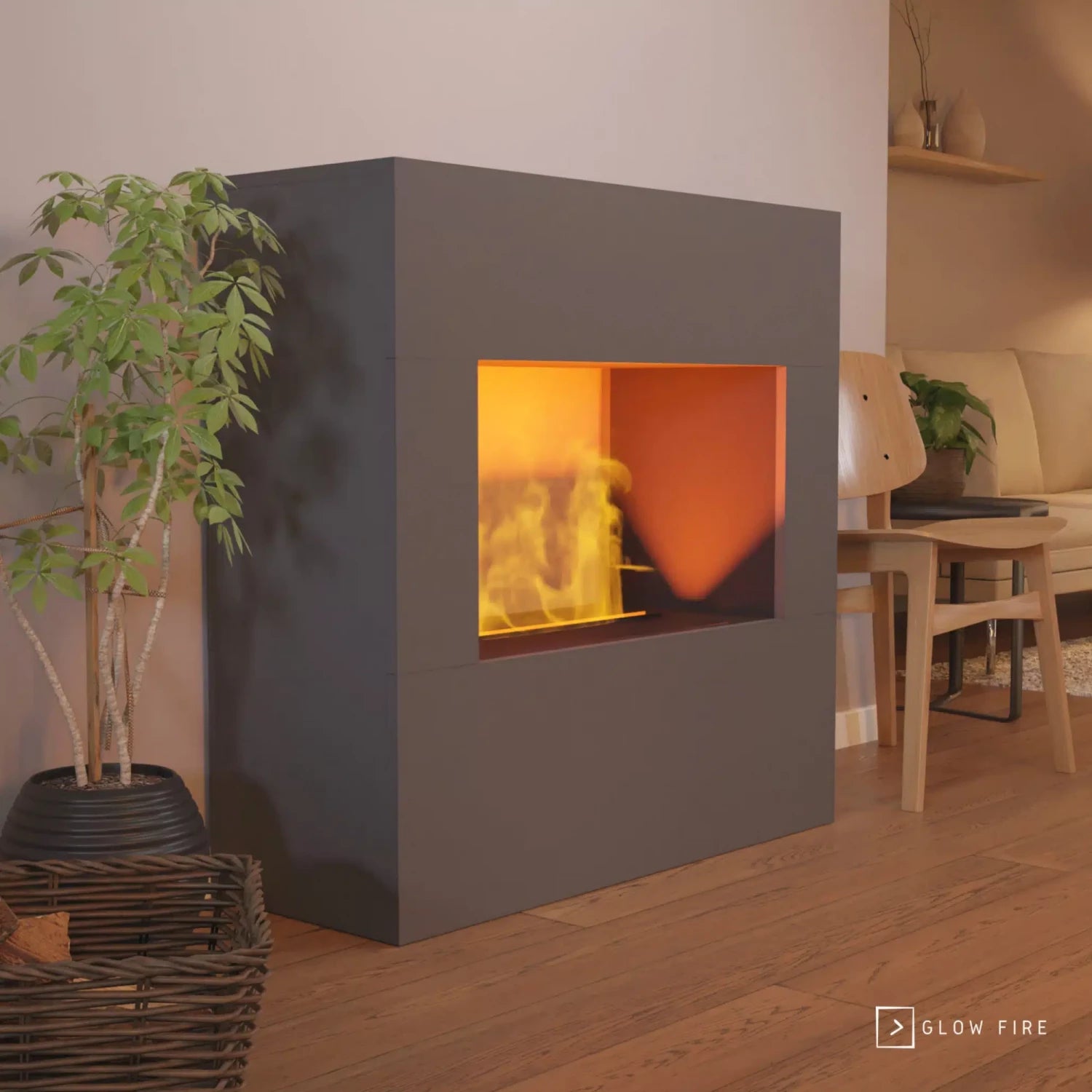 Goethe harmaa OMC 600 | Vapaasti seisova vesihöyrytakka