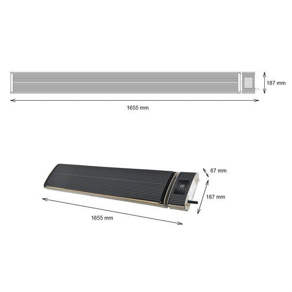 Heatbar Pro 2400 - terassilämmitin