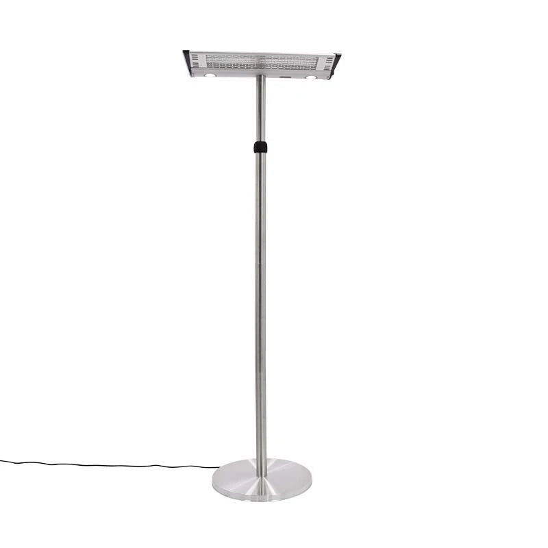 Lattiamallinen terassilämmitin - 1000/2000 W, GT, hopea