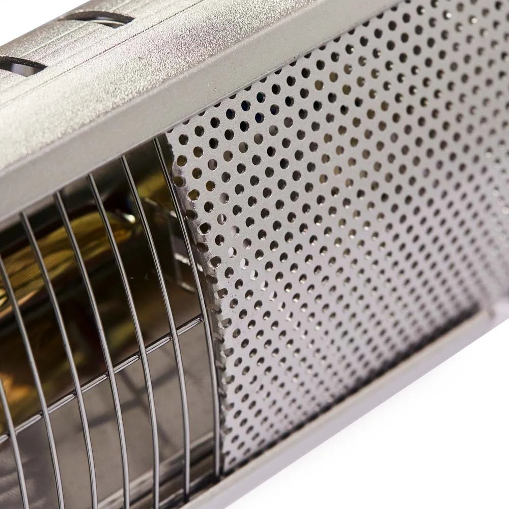 Lattiamallinen terassilämmitin - 1500 W, GT, hopea