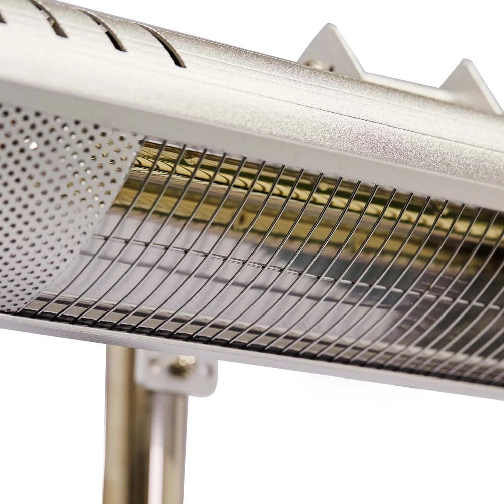 Lattiamallinen terassilämmitin - 1500 W, GT, hopea
