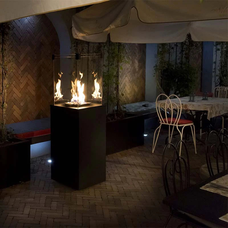 Musta Deluxe Patio manuaalinen ulkokaasutakka