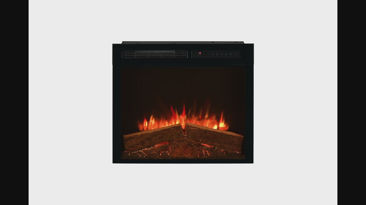 Load video: Spark 23 - Electric Fireplace Insert