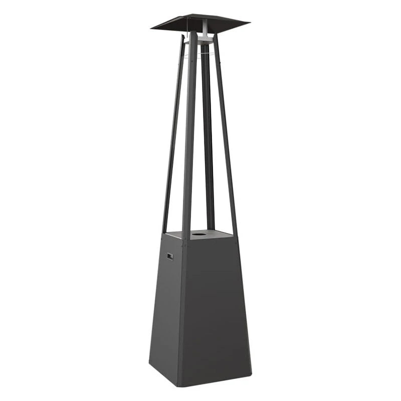 Valkoinen kaasukäyttöinen pyramidilämmitin