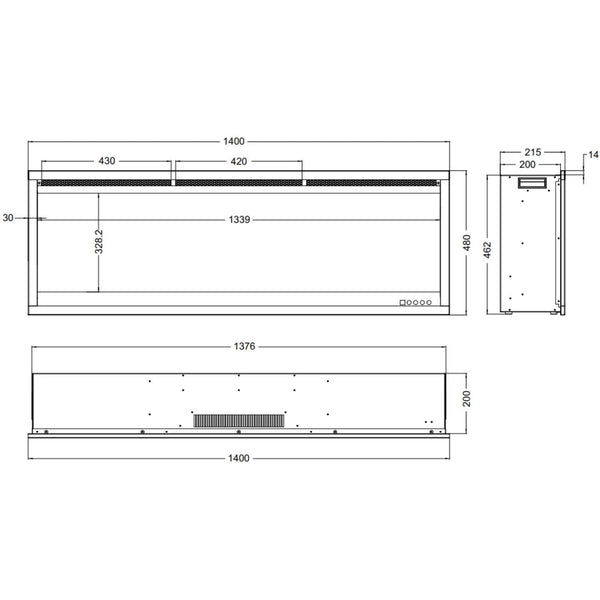 Aflamo Royal 3D 140 cm sähkötakka