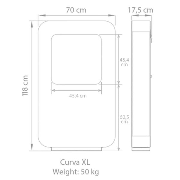 Safretti Curva XL - musta