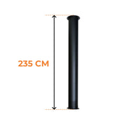 Toronto Putki 195 cm – Kokonaispituus 235 cm