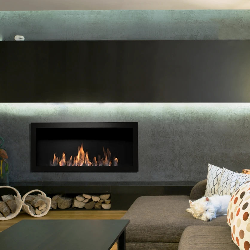 Icon Fires Slimline Firebox SFB1100 - musta