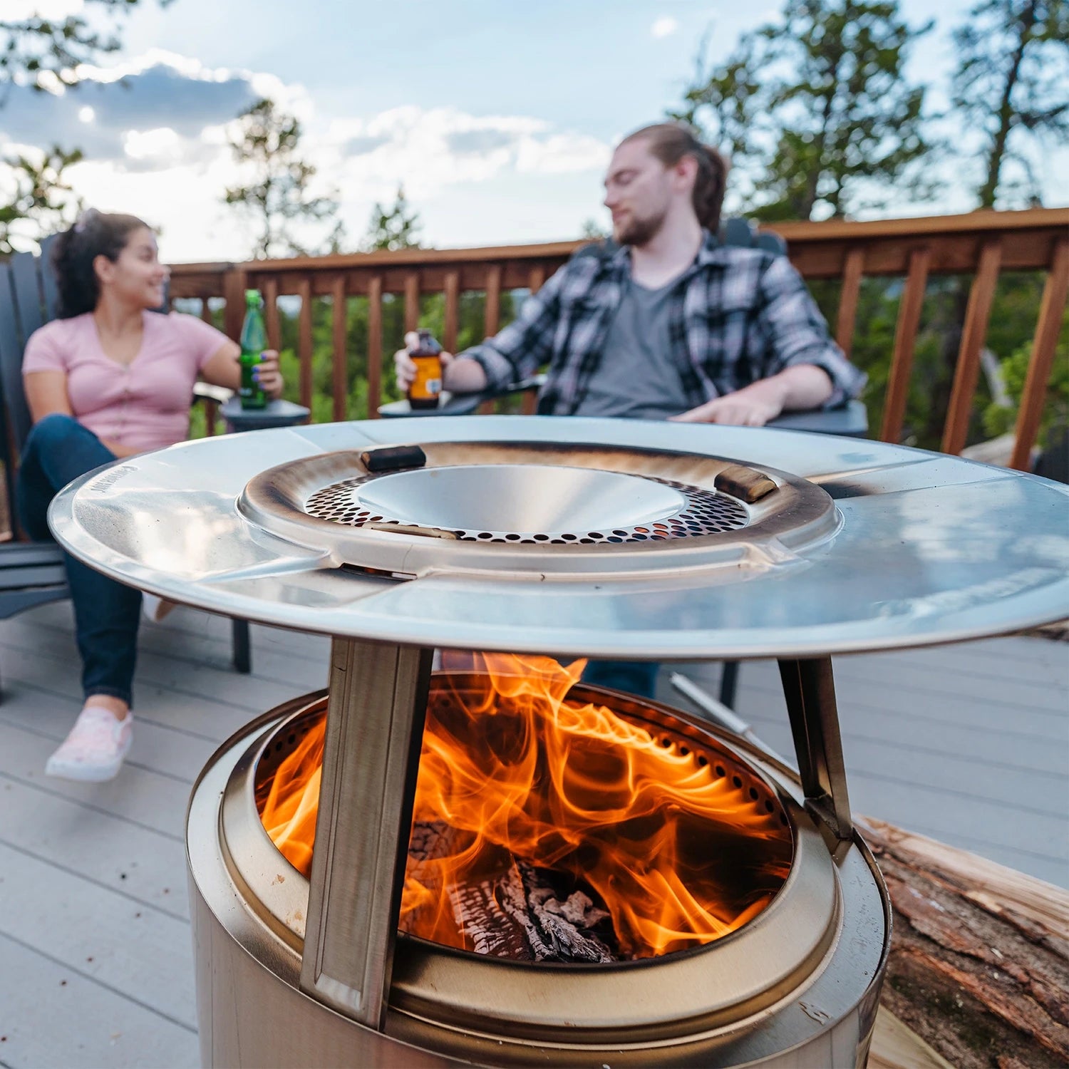 Bonfire -lämmönheijastin - ruostumatonta terästä