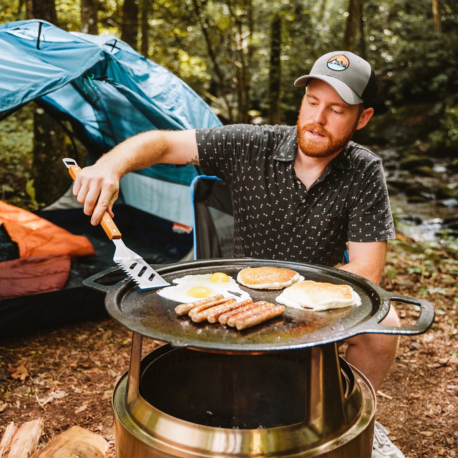 Solo Stove valurautainen paistolevy - suuri