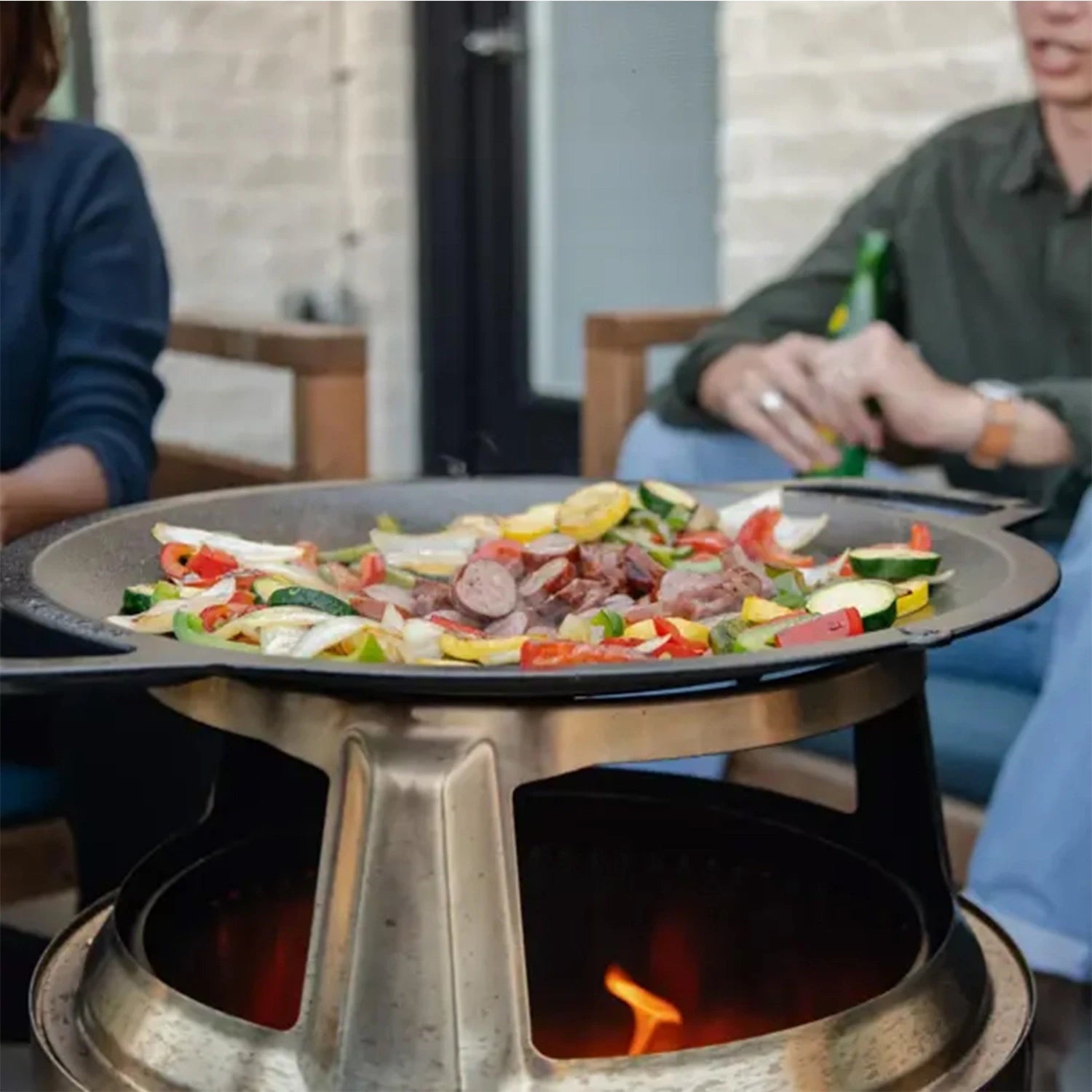 Solo Stove valurautainen wokkipannu - suuri