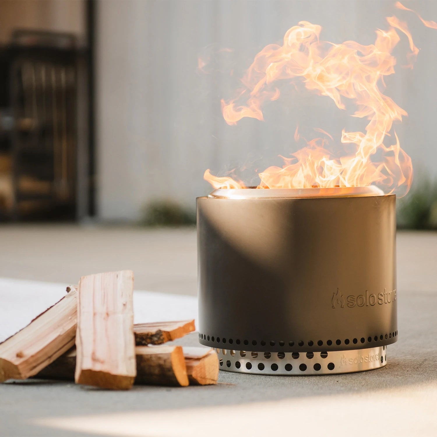Bonfire + Stand 2.0 - tuhkanharmaa savuton tulisija