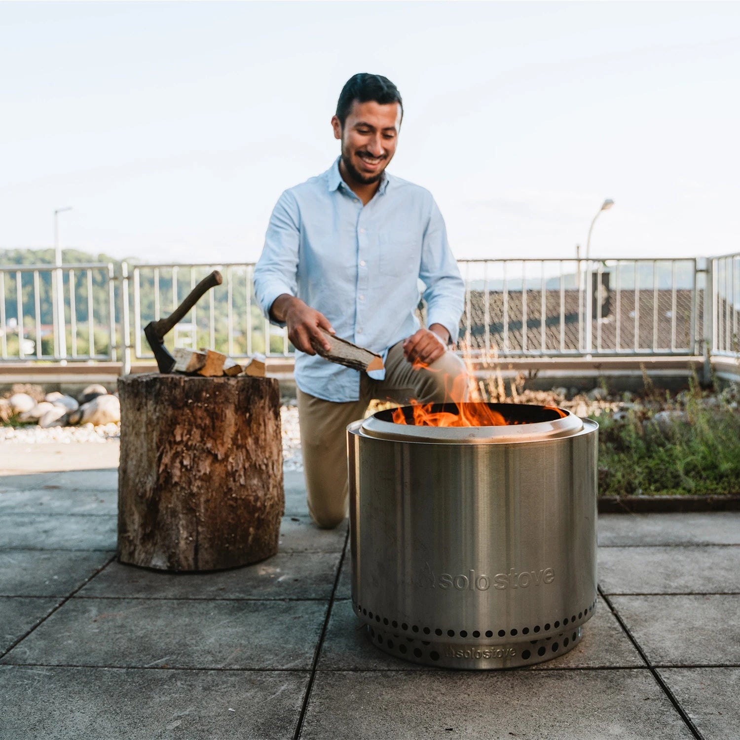 Bonfire + Stand 2.0 - savuton tulisija