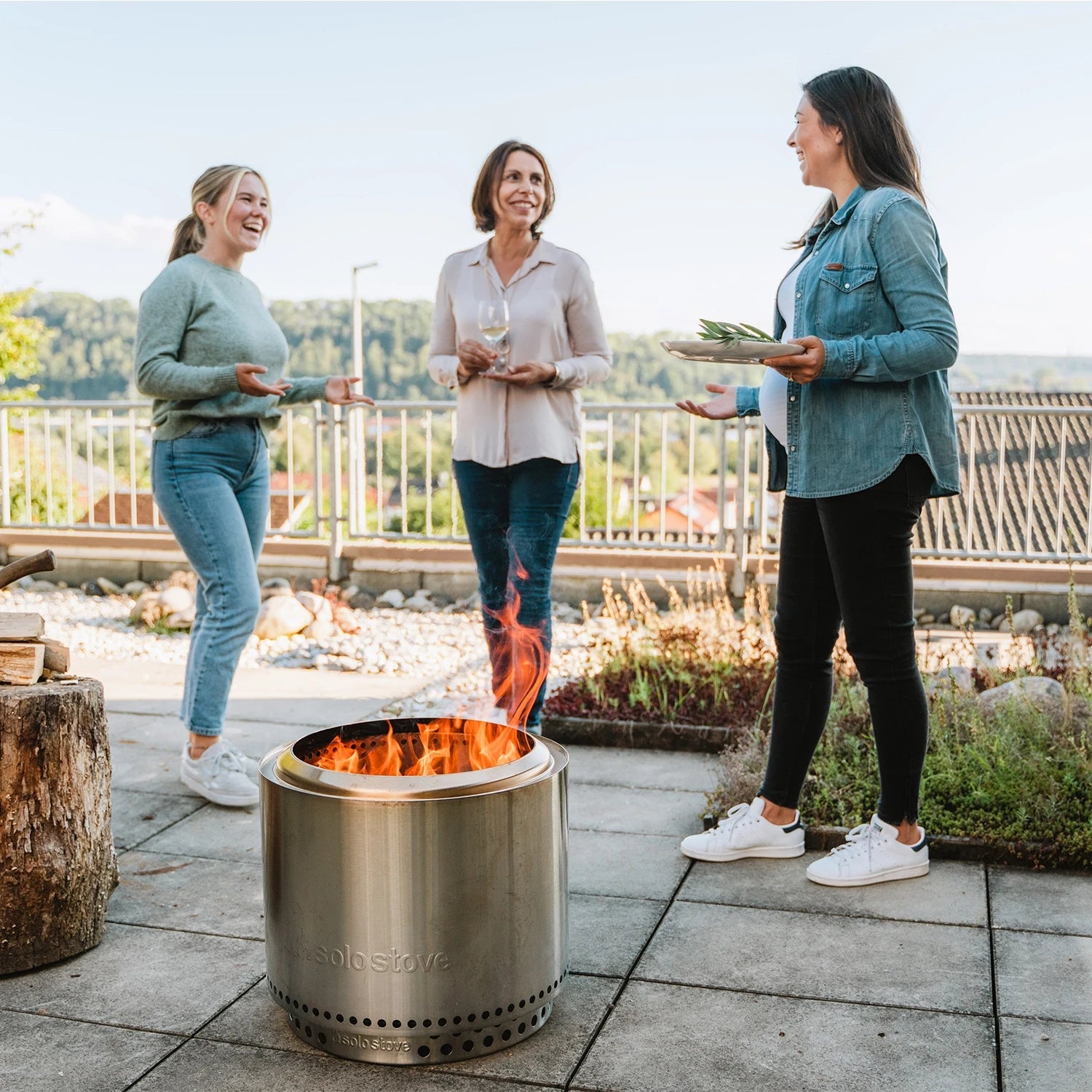 Bonfire + Stand 2.0 - savuton tulisija