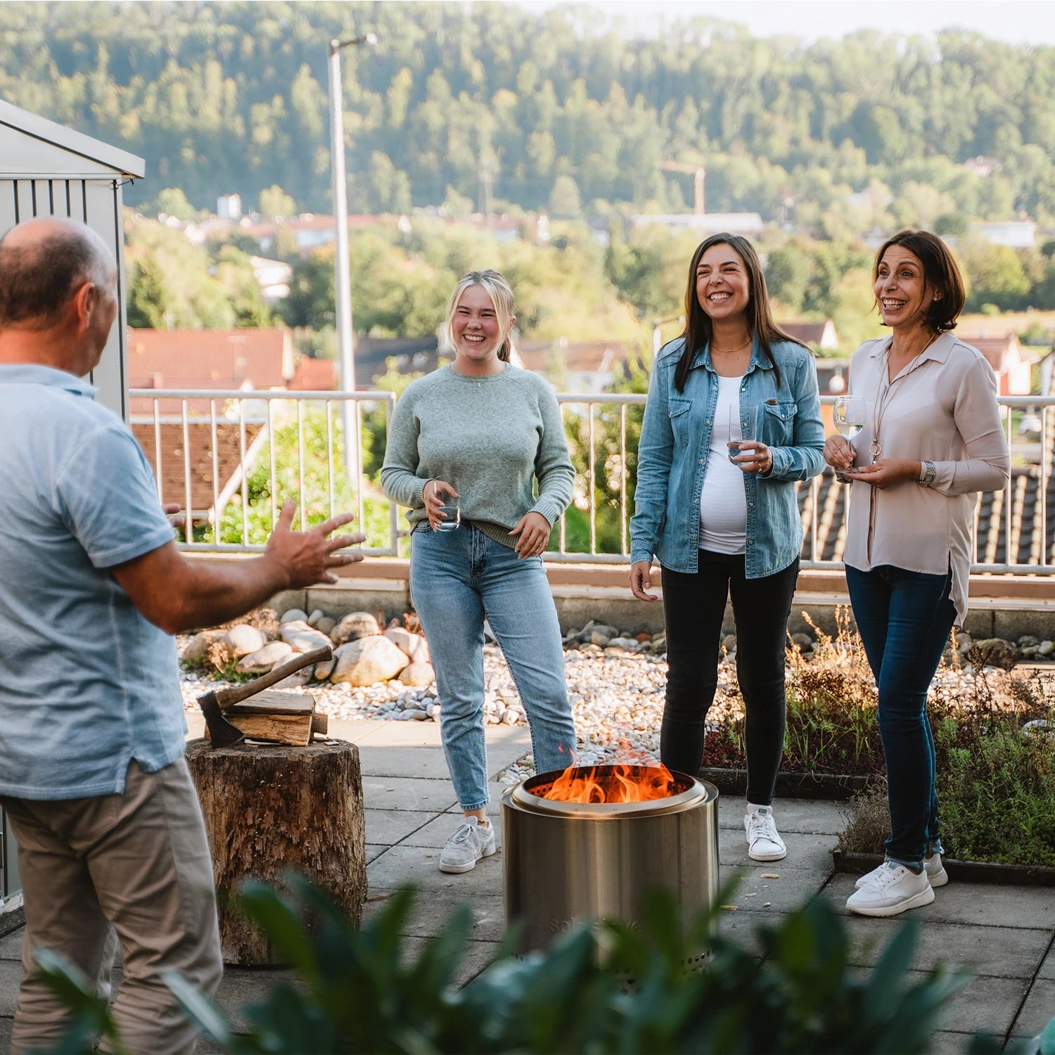 Bonfire + Stand 2.0 - savuton tulisija