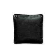 Pot holder in black leather - 1 pc.