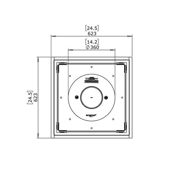 Square 22 Bioethanol Built-in Kit