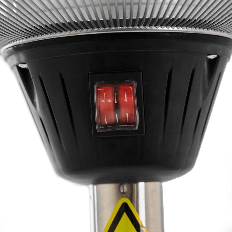 Vapaasti seisova terassilämmitin - 900/1200/2100 W, HA, hopea