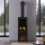 Bramshaw Freestanding Electric Fire with Log Storage